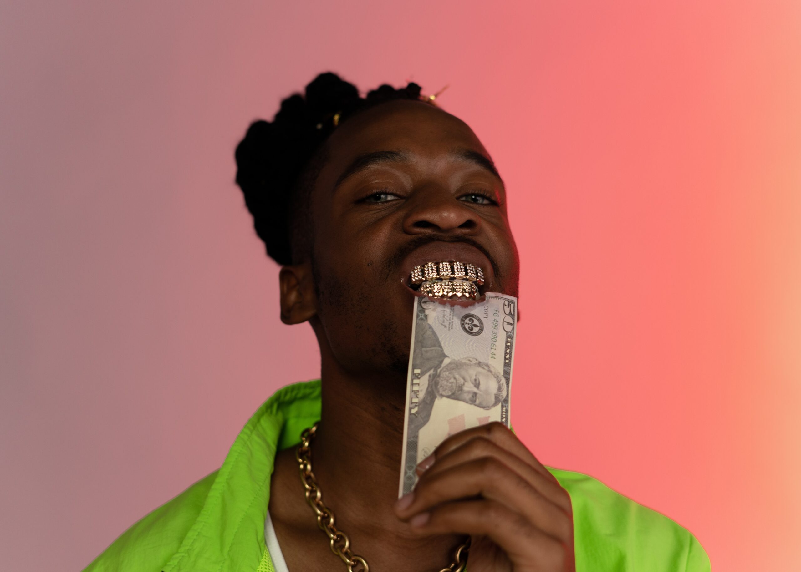 black guy gold teeth